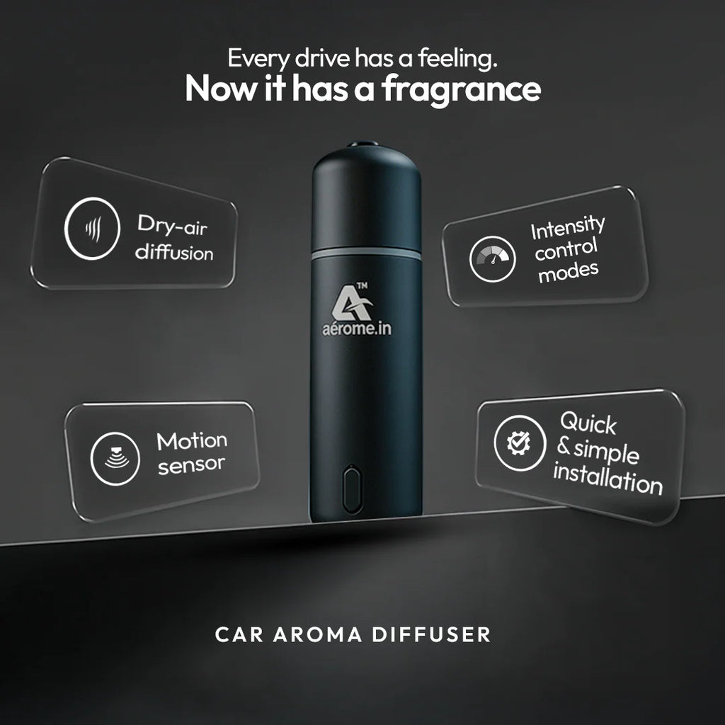 Aerosonic diffuser installed in car