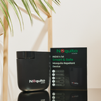 Noquito midnight black device with packaging box