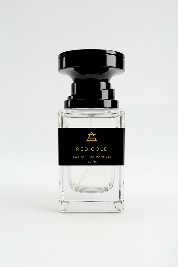 Red Gold Luxury Oud Perfume Bottle 30ml by Scentitude India