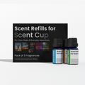 Scent Cup refill pack 3 luxury car fragrances 10ml each by Aéromé