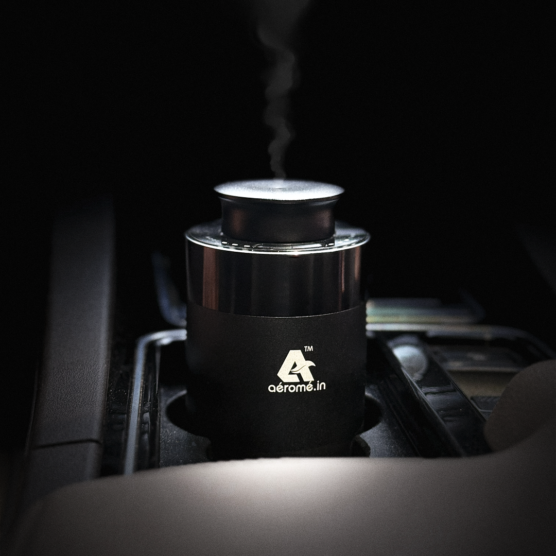 Scent Cup car diffuser front view elegant design