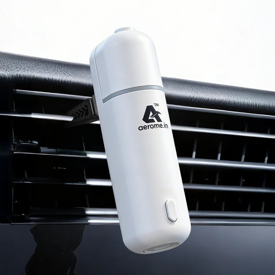 Aerosonic white variant car fragrance diffuser