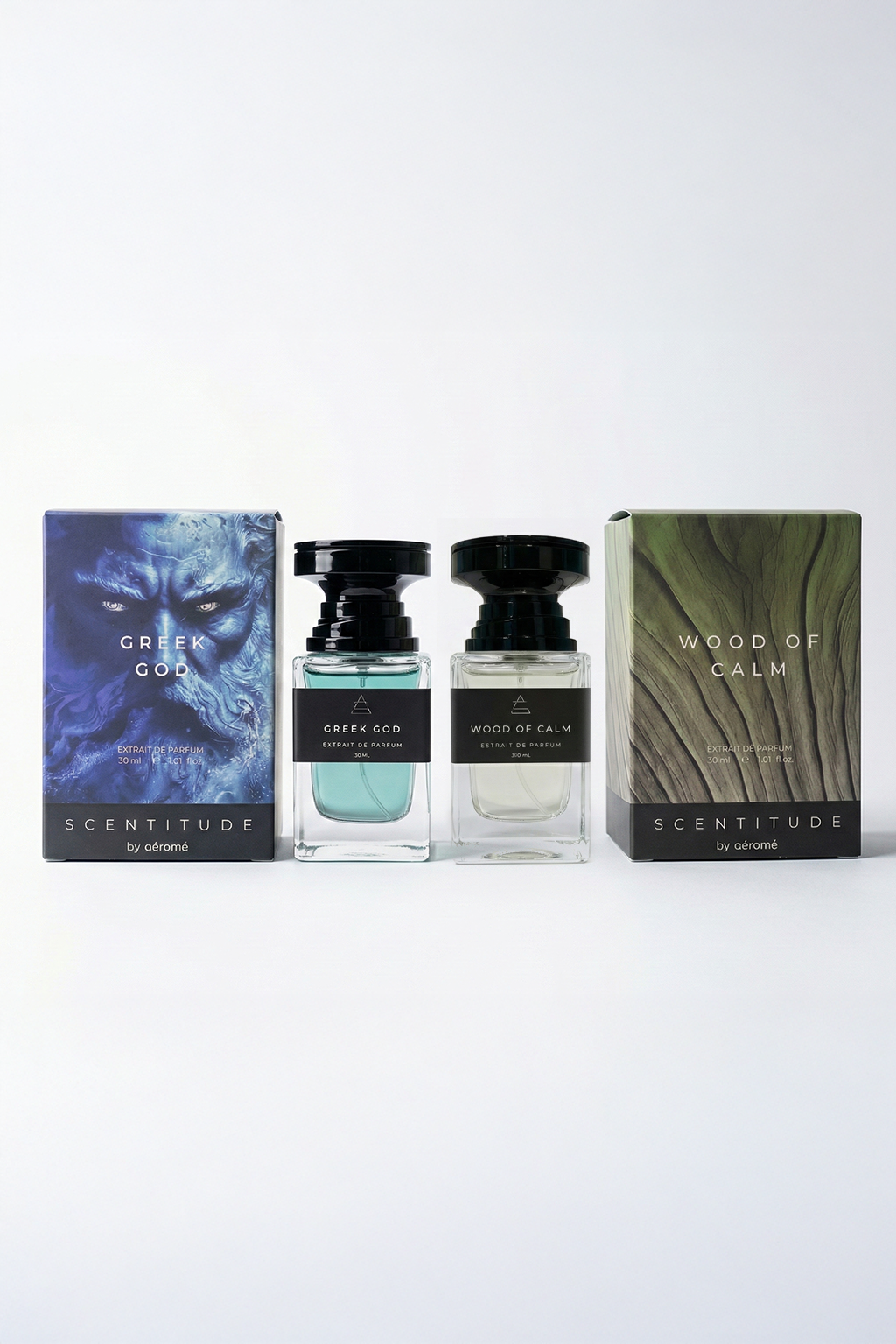 Wood of Calm and Greek God Layering Combo 30ml Perfume Set Scentitude